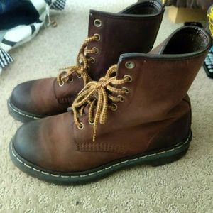 Dr. Martens brown boots